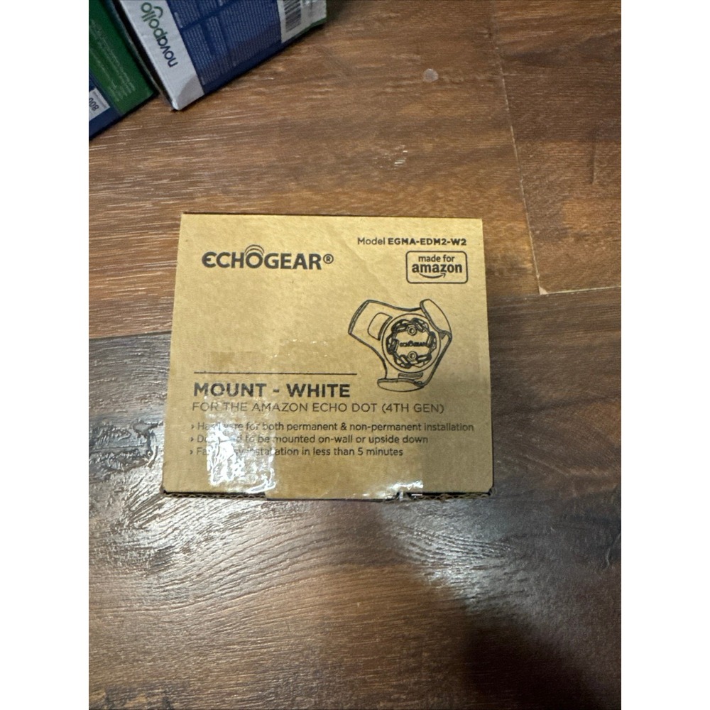 ECHOGEAR MOUNT - WHITE FOR THE AMAZON ECHO‎ DOT (4TH GEN)